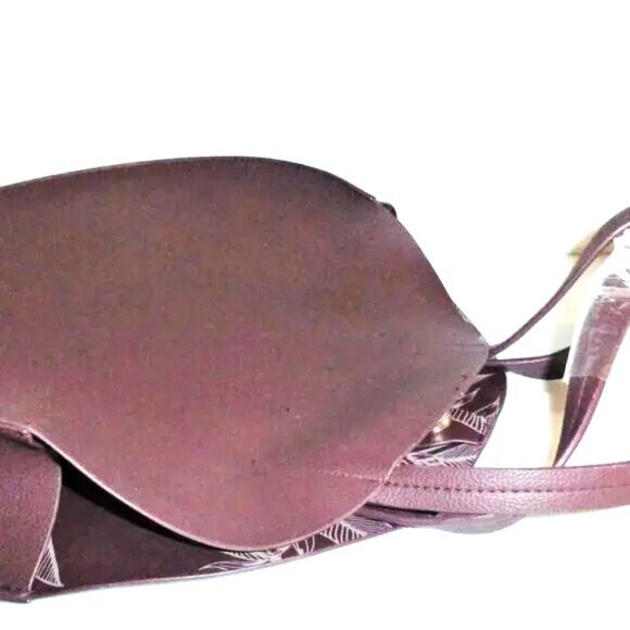 PRS1 - ROUND LEATHER Handbag Shopping Bag by TSC Makeup Bag Beach Bag Diaper - Picture 8 of 8